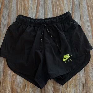 Nike Air Women’s Running Shorts Size XS Neon Green And Black